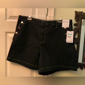 Nine West Women's Dark Blue Bermuda Shorts